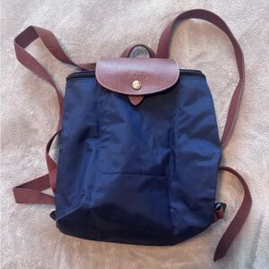 Longchamp Le Pliage Original M Backpack Navy